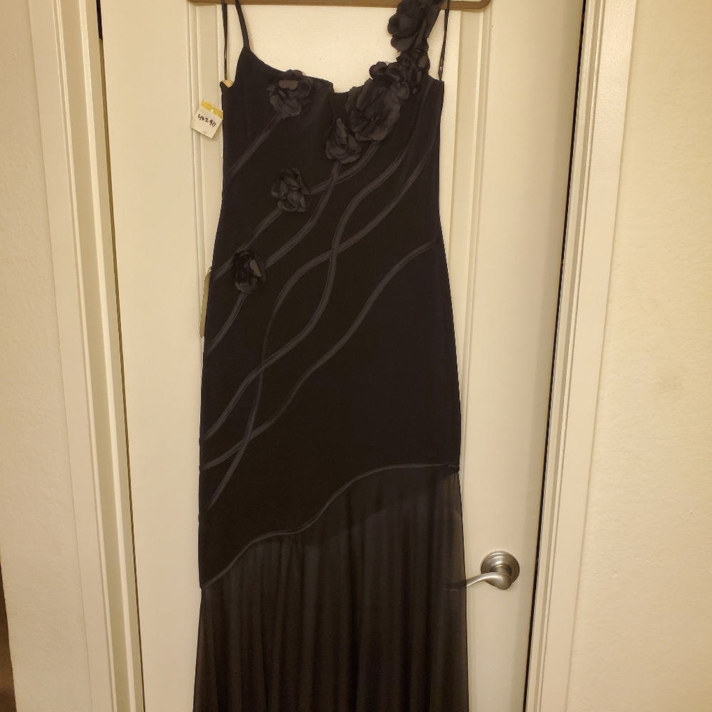 Black TADASHI evening gown, sz M